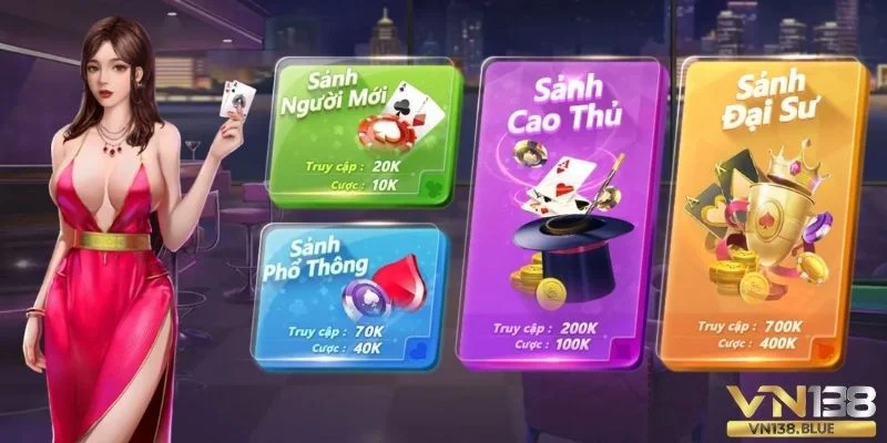 Giới thiệu sảnh game bài VN138.