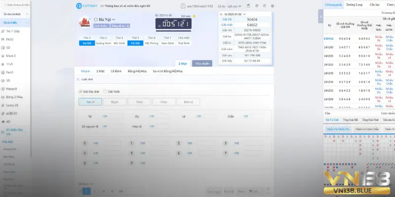 Hướng dẫn đặt cược xổ số tại nhà cái VN138.
